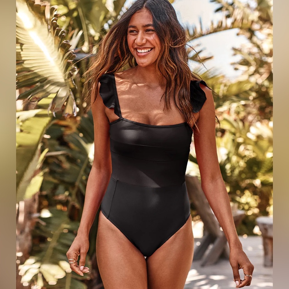 SummerSalt Ruffle Oasis Swimsuit- Size 16